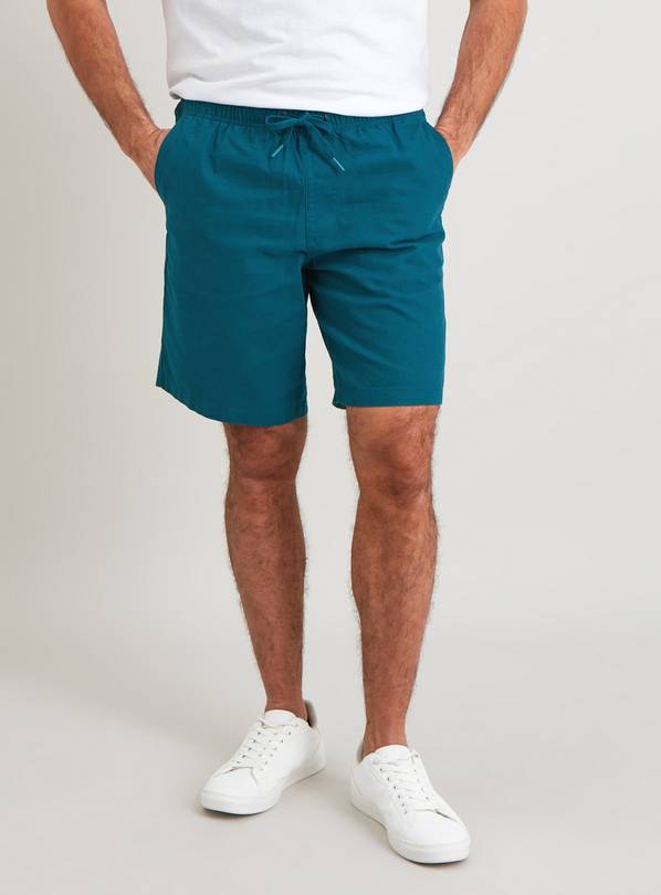 Buy Teal Pull On Shorts - 30 | Shorts | Argos