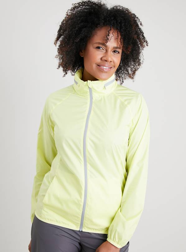 Neon yellow running clearance jacket