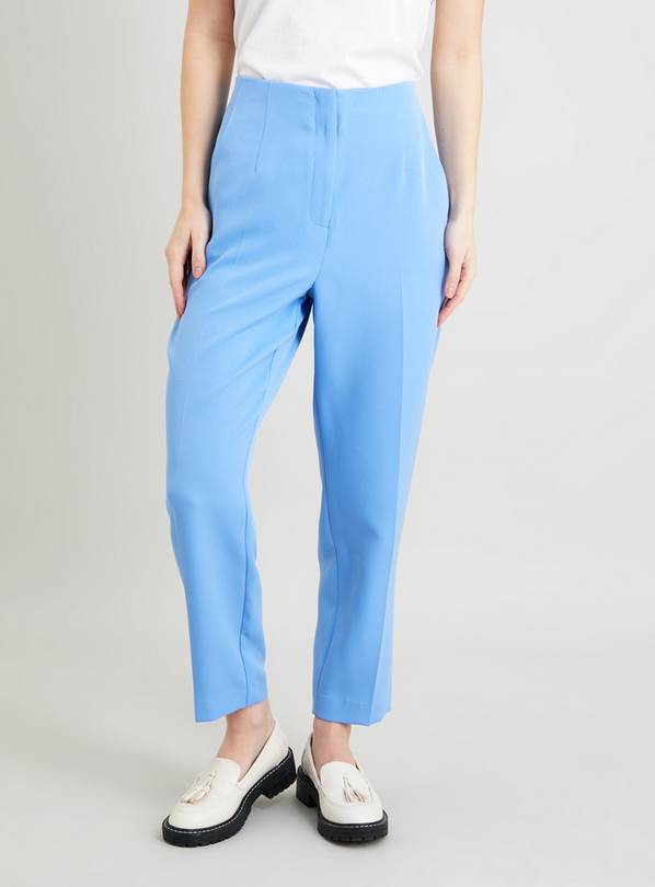 Womens smart cropped clearance trousers