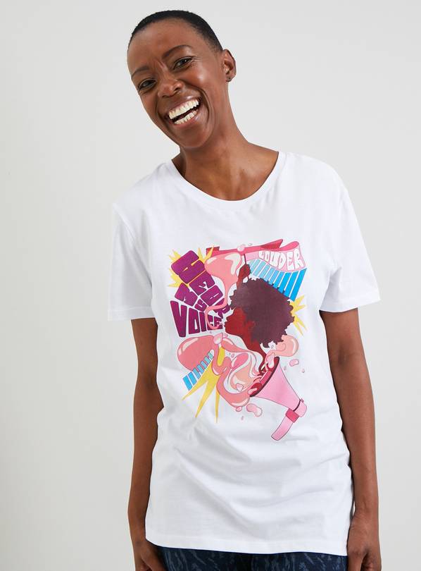 Buy Mini Me Women's Voice Graphic T-Shirt - XXS | T-shirts | Argos