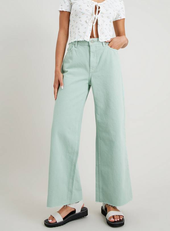 Mint green sale jeans womens