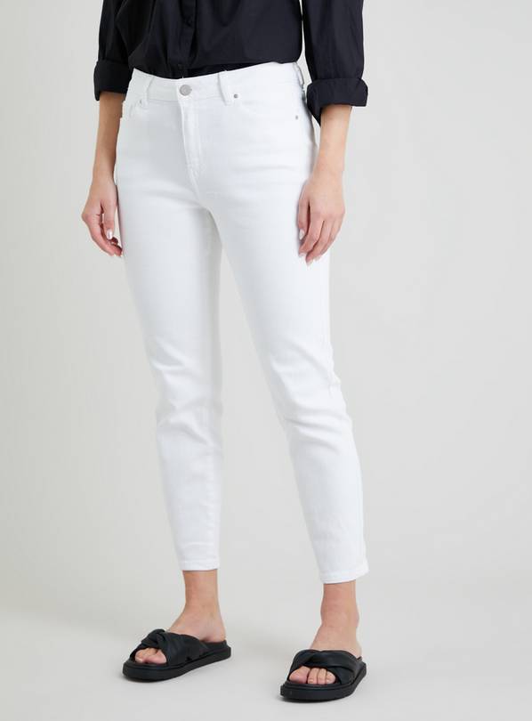 Buy White Relaxed Slim Fit Jeans - 22S | Jeans | Argos