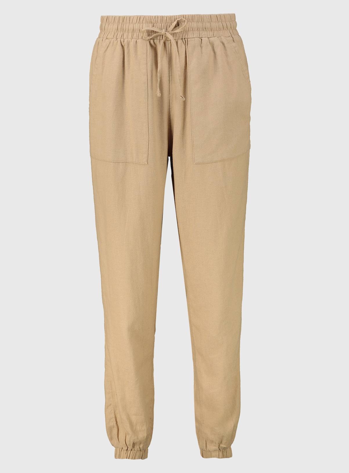 SKU: LINEN JOGGER:Brown:10 - Image 3