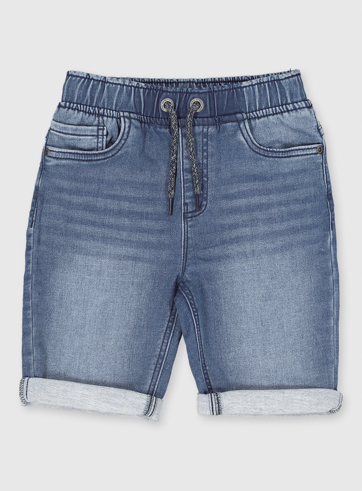 Tu Mid Blue Loopback Denim Shorts 13 years Years male