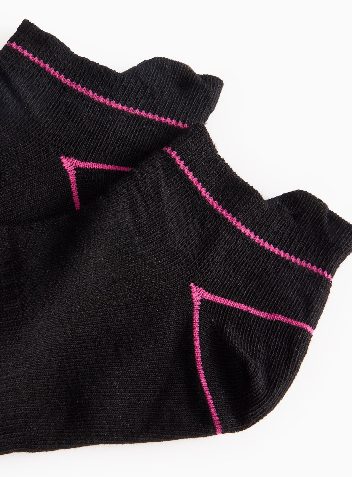 Black Blister Resist Trainer Sock 3 Pack 4-8 - Image 2 thumbnail