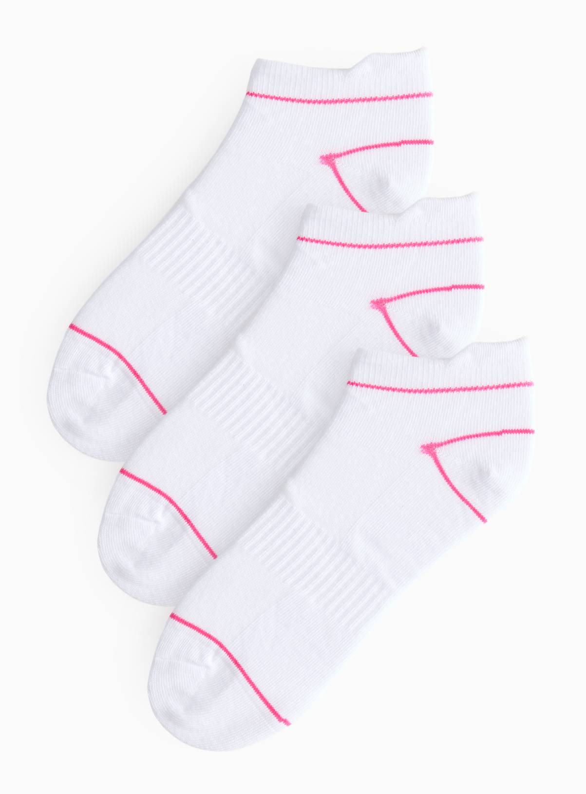 White Blister Resist Trainer Socks 3 Pack 4-8 - Image 1