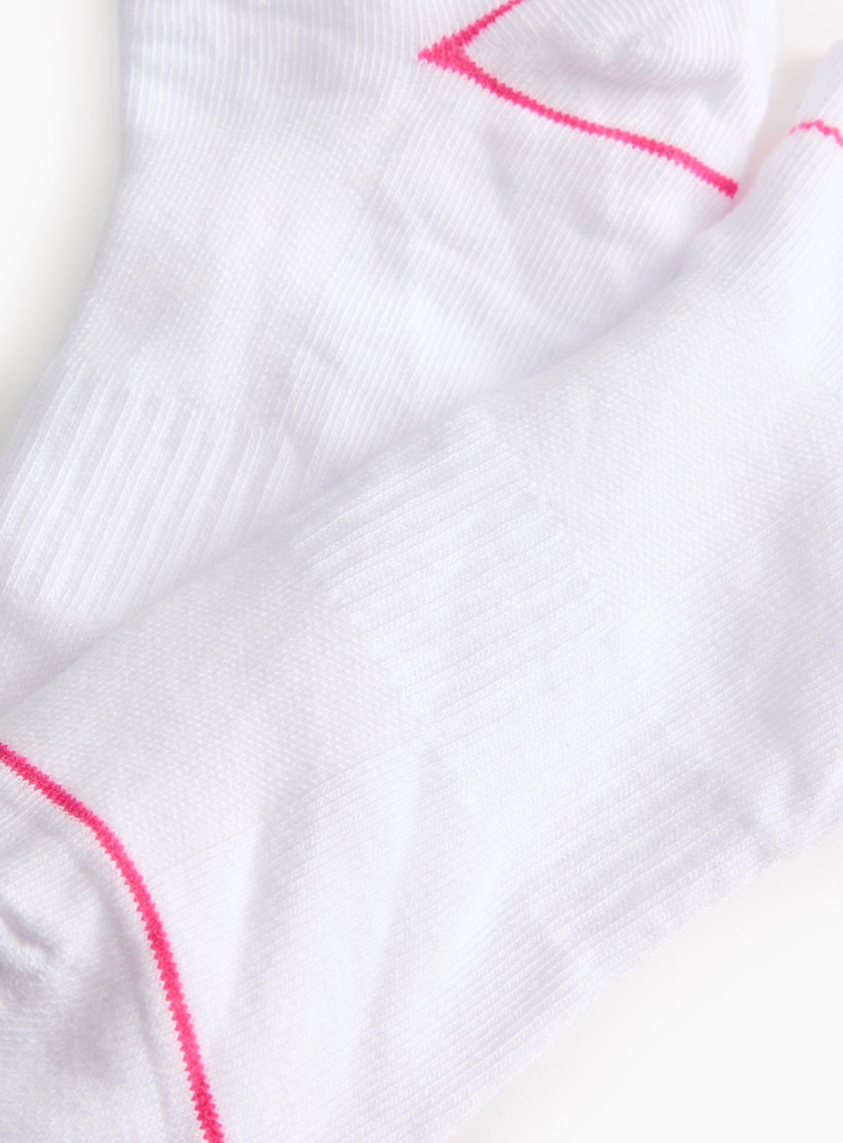 White Blister Resist Trainer Socks 3 Pack 4-8 - Image 2 thumbnail