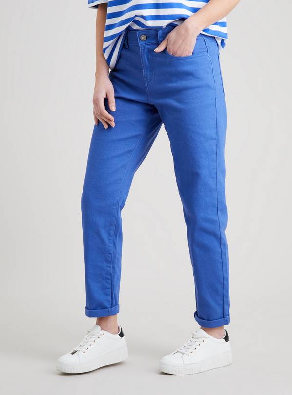 Buy Cobalt Blue Girlfriend Jeans 10 Jeans Argos