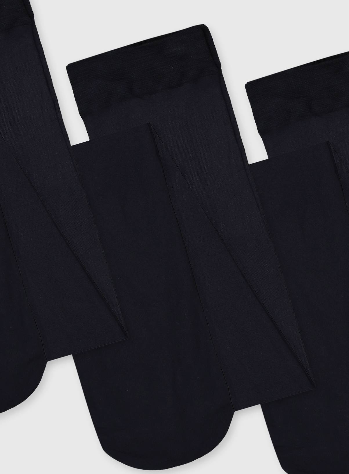 Navy 60 Denier Opaque Tights 5 Pack 4-5 years - Image 2