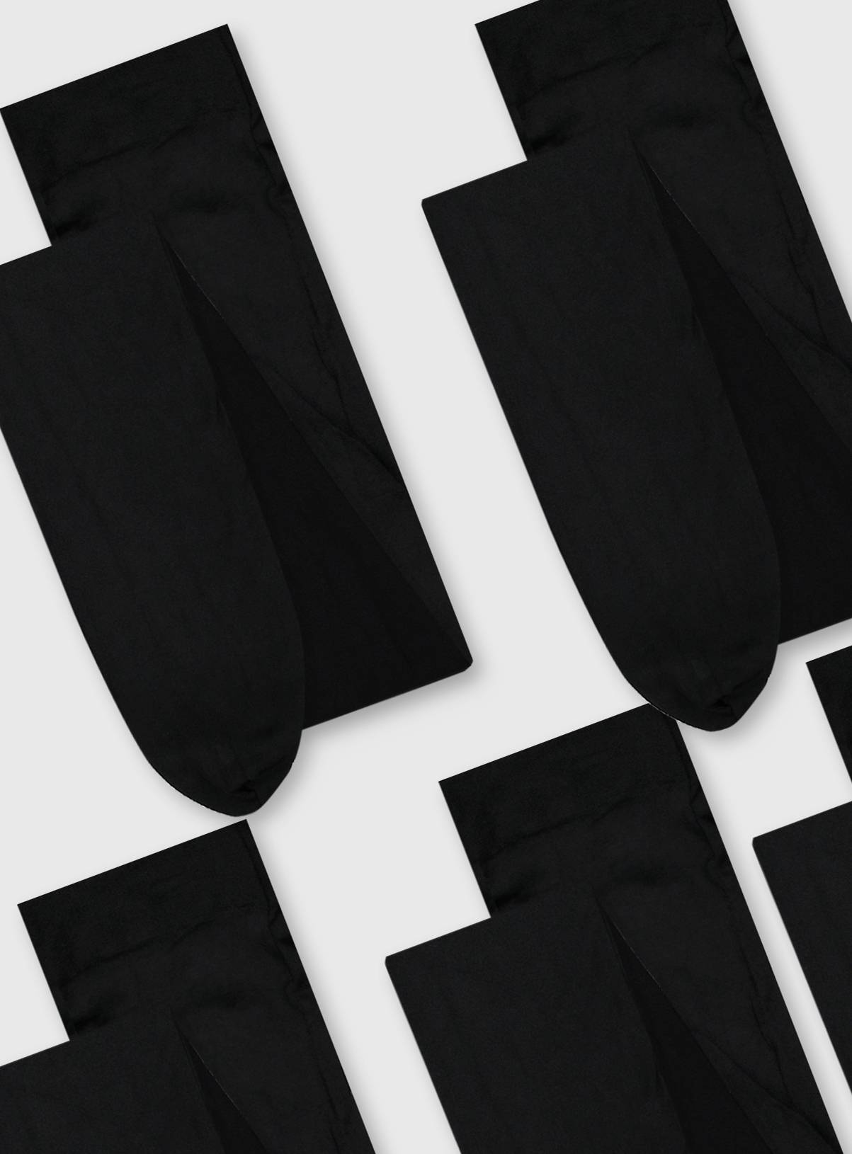 Black Opaque Tights 5 Pack 7-8 years - Image 2