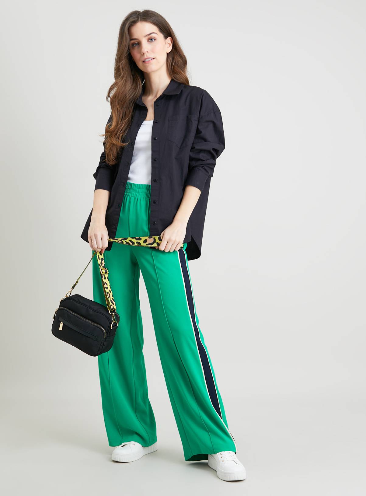 Black Oversized Poplin Shirt - 16 - Image 2