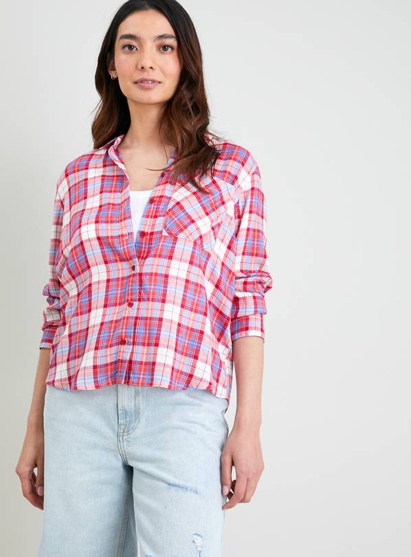 Bright Check Relaxed Fit Shirt - 12