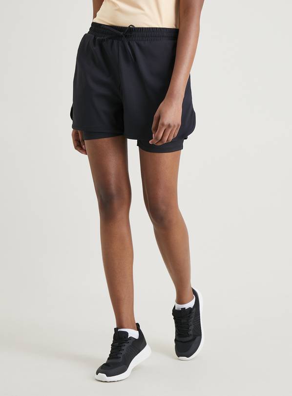 Sports hot sale black shorts