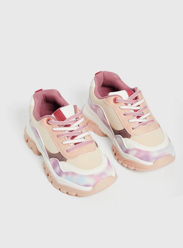 Baby pink store chunky trainers