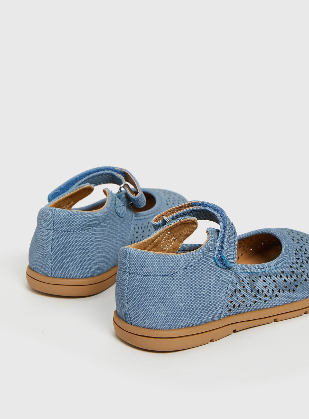 Blue Laser Cut Bumper Shoes - 5 Infant - Image 3 thumbnail