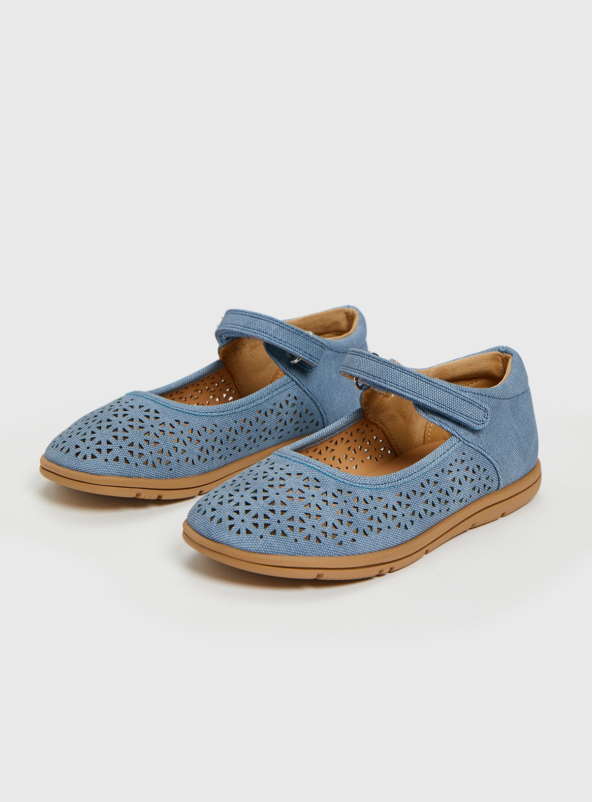 Blue Laser Cut Bumper Shoes - 9 Infant - Image 2 thumbnail