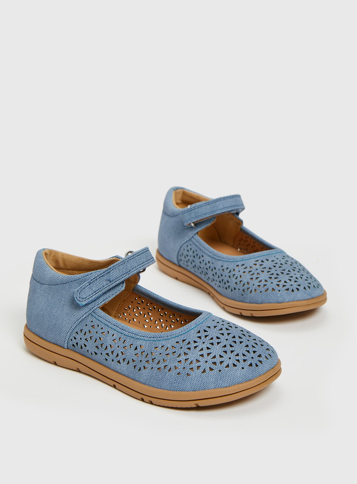 Blue Laser Cut Bumper Shoes - 10 Infant - Image 4 thumbnail