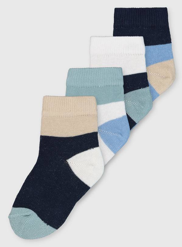 Buy Colour Block Socks 4 Pack 612 months Multipacks Argos