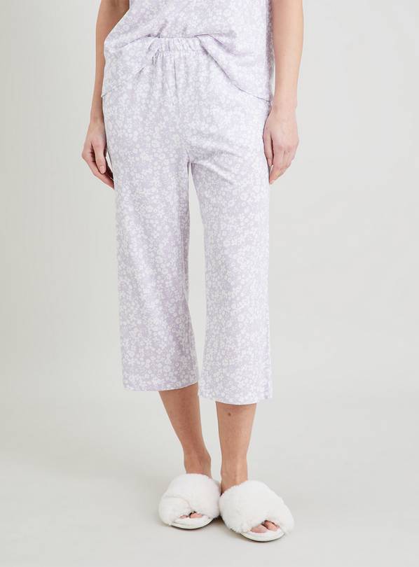 Buy Lilac Ditsy Floral Coord Cropped Pyjama Bottoms 22 Pyjamas Argos
