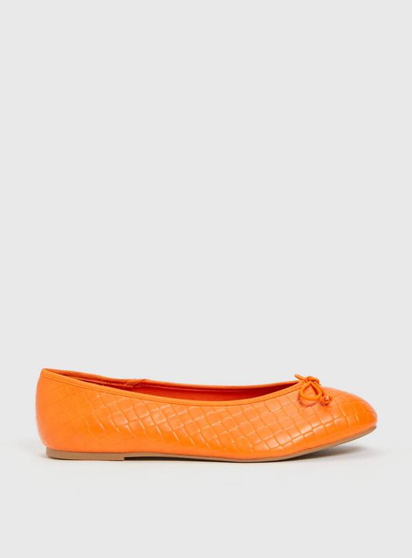 Orange hotsell ballet pumps