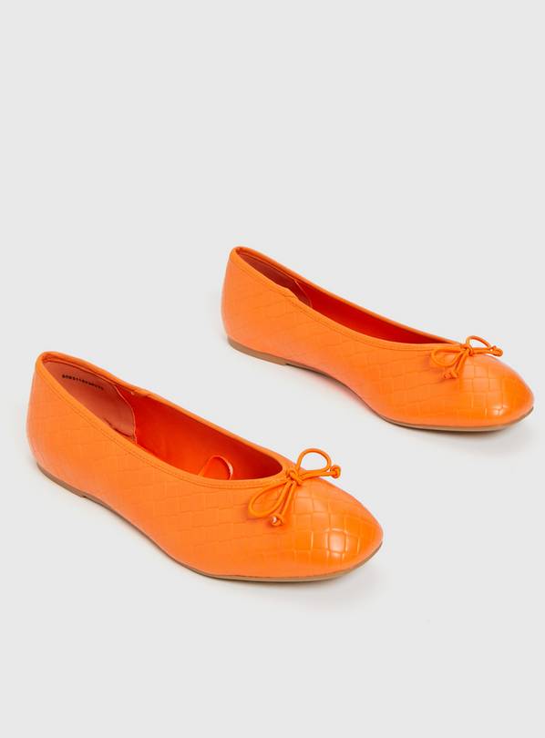 Orange 2024 womens pumps