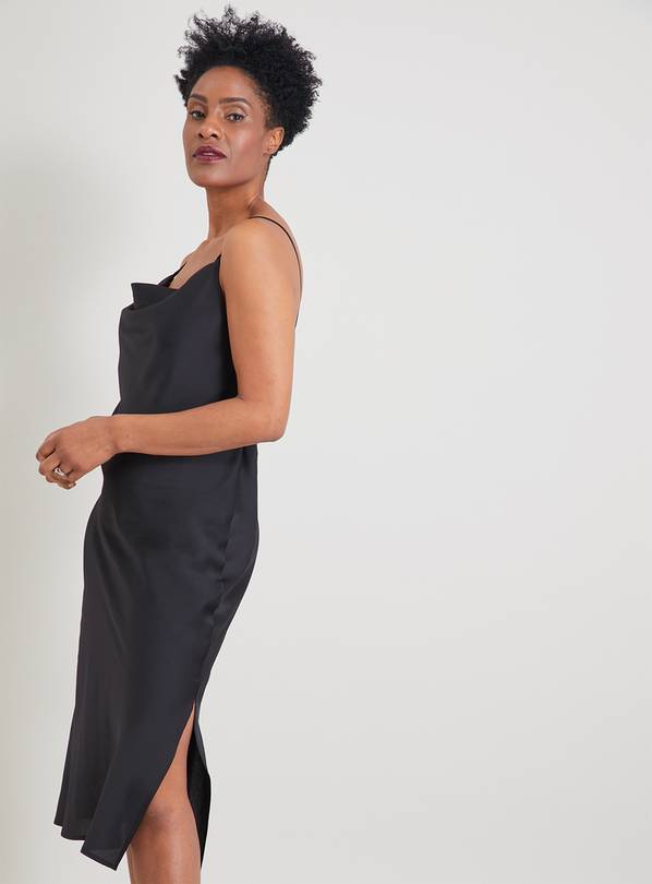 Buy Black Satin Cami Slip Dress 20 Dresses Tu