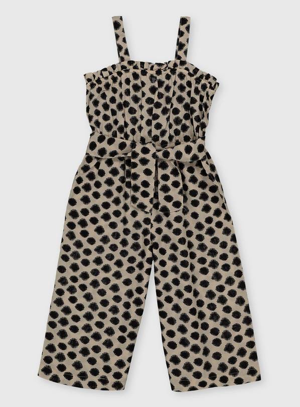 Buy Mono Spot Print Wide Leg Jumpsuit - 10 years | Occasionwear | Argos