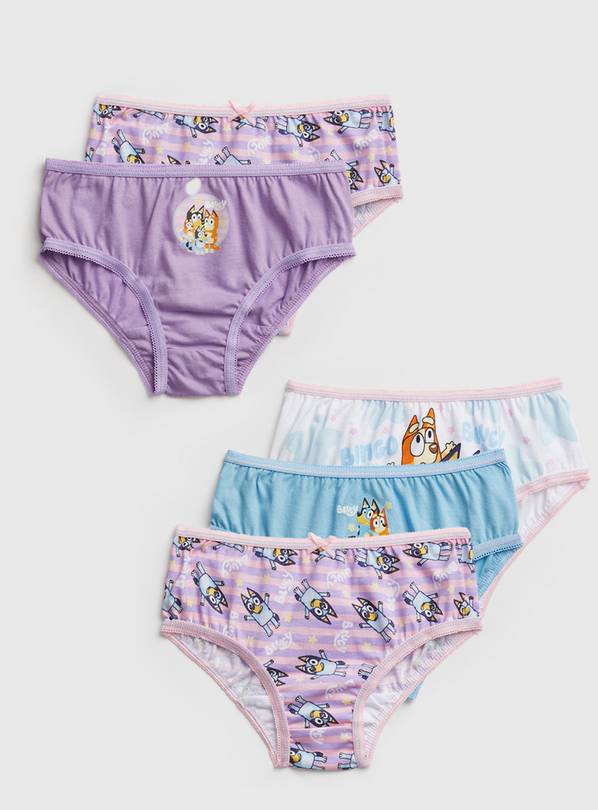 Buy Bluey Pastel Briefs 5 Pack - 4-5 years, Underwear, socks and tights