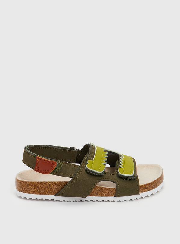 Buy Khaki Crocodile Cork Sandals 4 Infant Tu clothing Sainsbury s