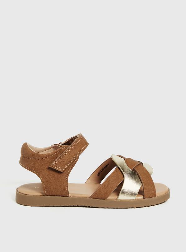 Gold hot sale infant sandals