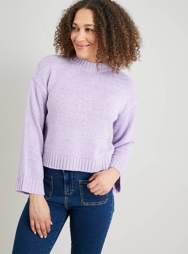 Buy Lilac Drop Shoulder Jumper - 8 | Jumpers | Argos