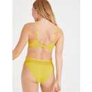 Buy Yellow Floral Lace High Leg Knickers 20, Knickers