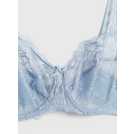 A-GG Pastel Blue Recycled Lace Full Cup Non Padded Bra - 34A, £3.00