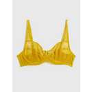 Buy A-GG Yellow Recycled Lace Full Cup Non Padded Bra - 32F