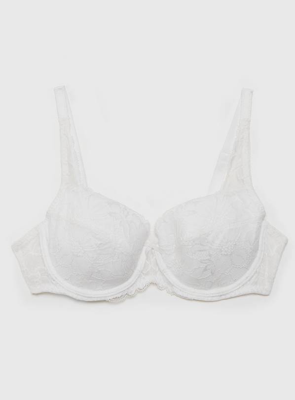 Buy Latte Nude Recycled Lace Full Cup Bra 42F | Bras | Argos