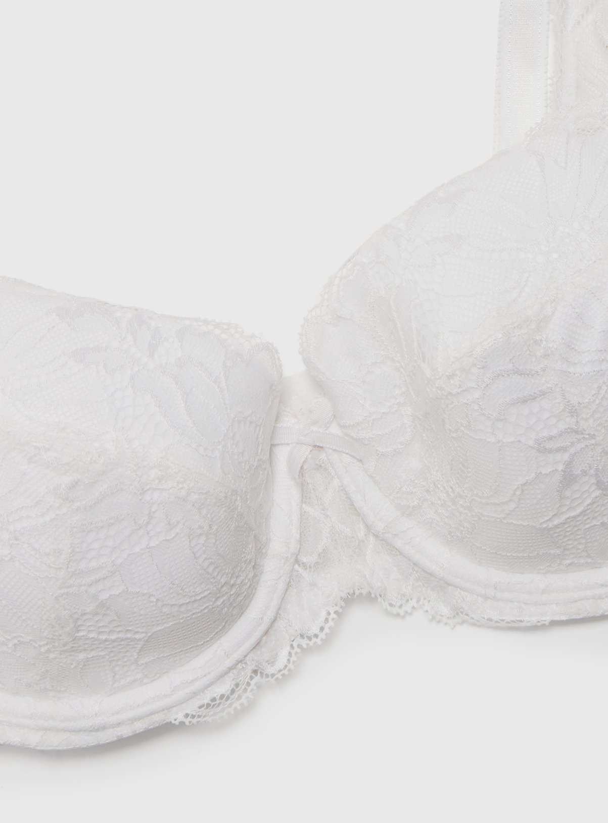 A-E White Lace Full Cup Comfort Bra 34D - Image 3 thumbnail