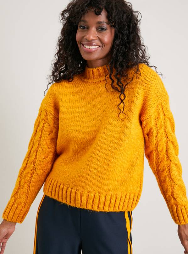 Buy Ochre Funnel Neck Jumper - 22 | Jumpers | Argos