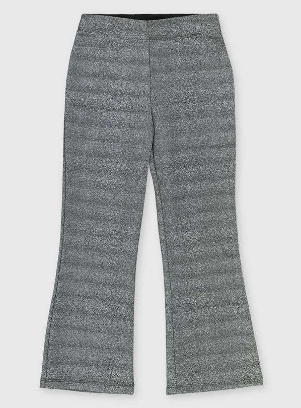Silver Sparkly Flares 8 years