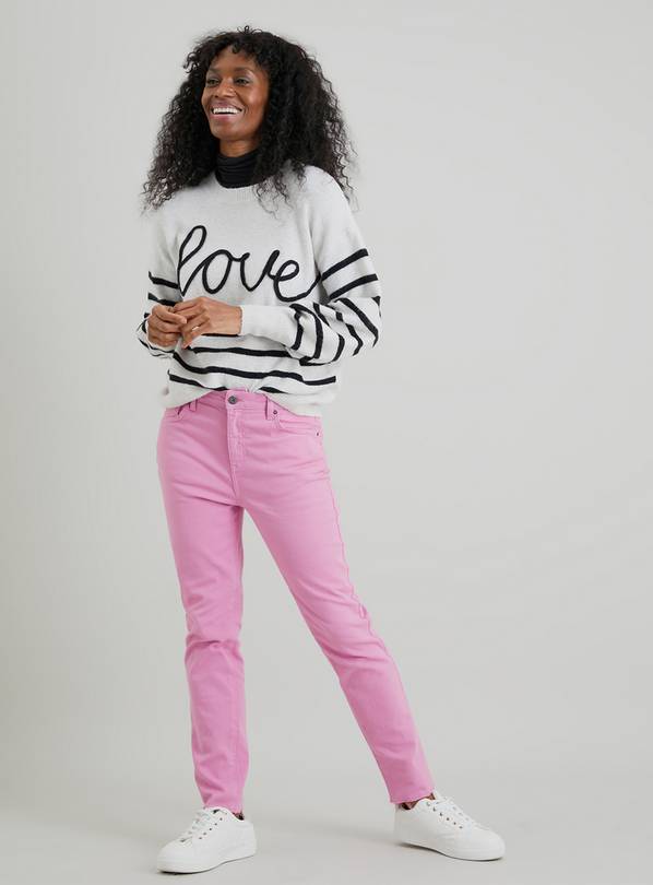 Jeans pink store