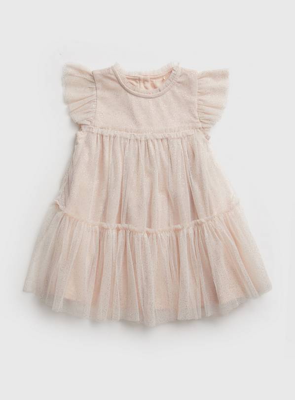 Buy Pink & Gold Sparkle Occasion Dress 69 months Dresses Argos
