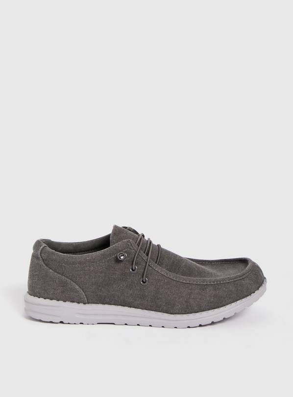 Buy Grey Denim Stretch Laces Shoe - 11 | Shoes | Argos