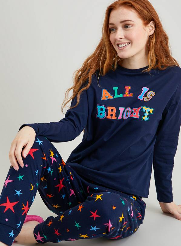 Navy Bright Star Pyjamas 24