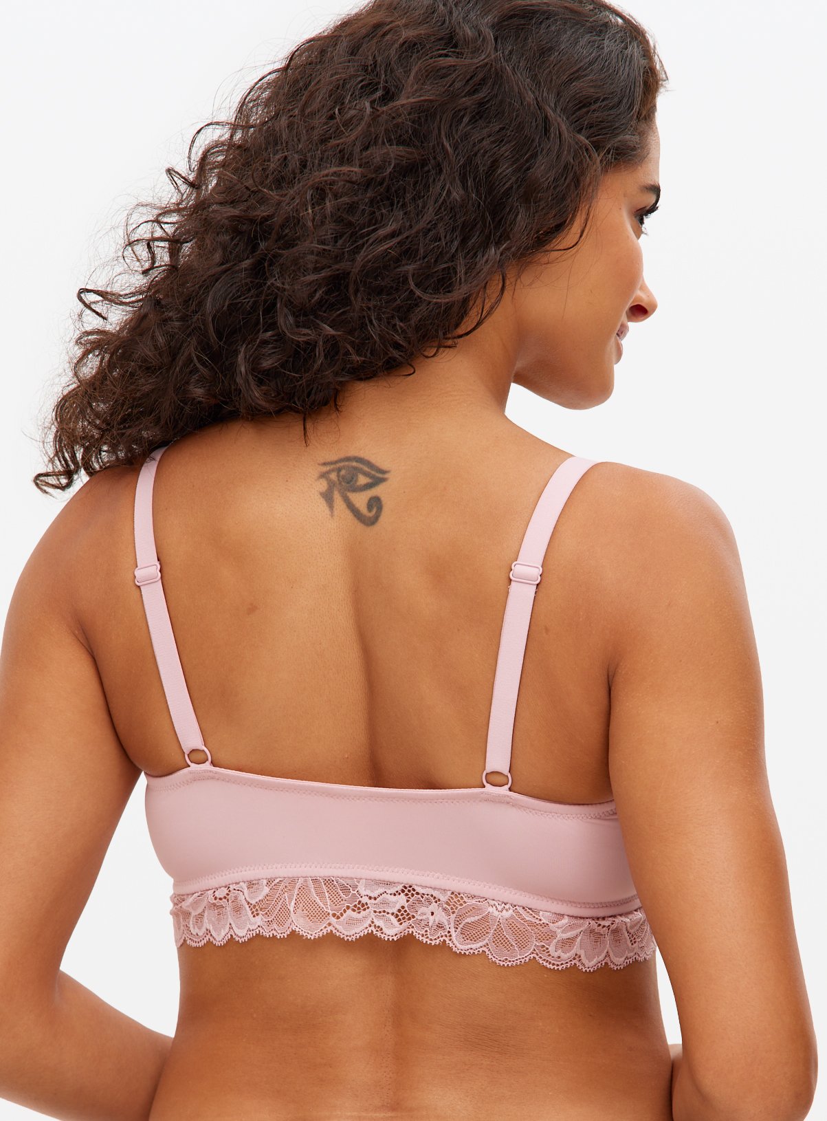 A-GG Pink Floral Lace Post Surgery Front Fastening Bra 32A - Image 5 thumbnail