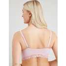 Buy A-GG Pink Floral Lace Post Surgery Front Fastening Bra 36B