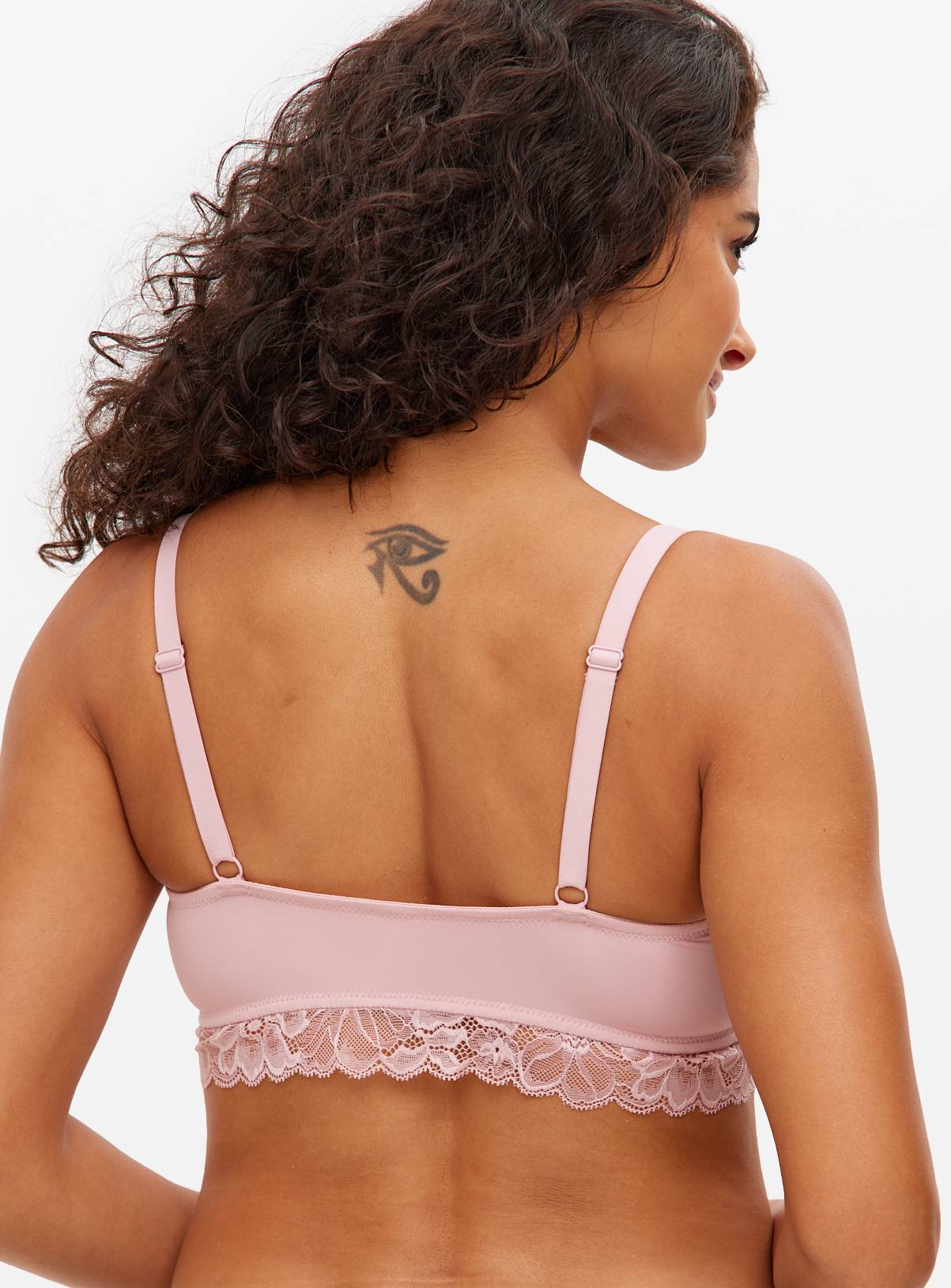 A-GG Pink Floral Lace Post Surgery Front Fastening Bra 32A - Image 5