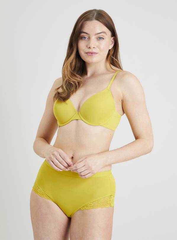 Buy A-GG Yellow Soft Touch T-Shirt Bra - 42D, Bras