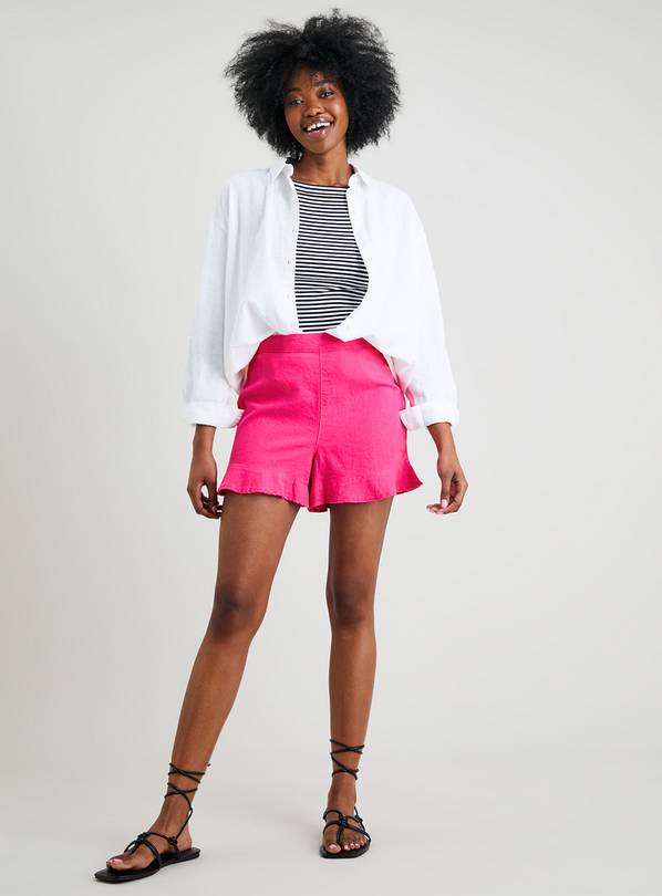 Linen rich outlet skirt