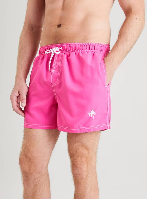 Pink hot sale swim shorts