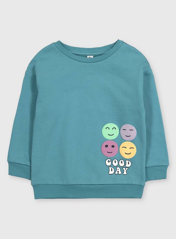 Face sweatshirt top