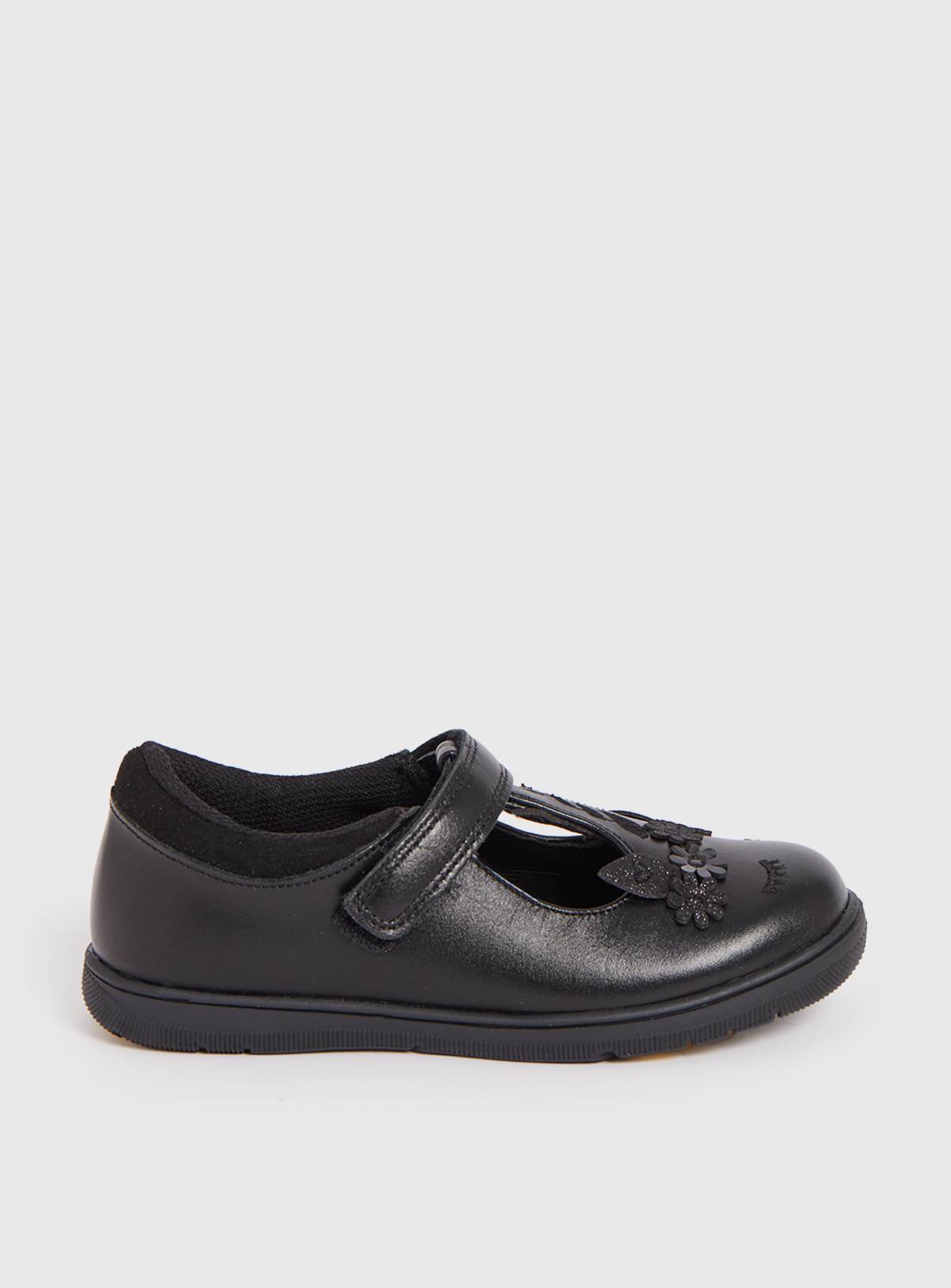 SKU AW23 BTS G9 GIRLS MAGIC FEET LEATHER UNICORN T BAR:Black:1 - Image 1